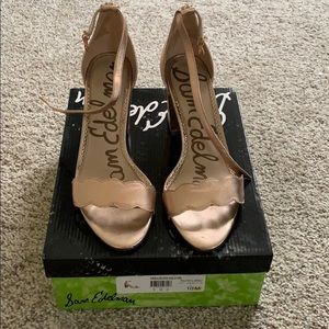 Sam Edelman rose gold shoes
